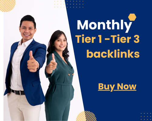 monthly tier 1 to tier 3 backlinks service by bd seo lab